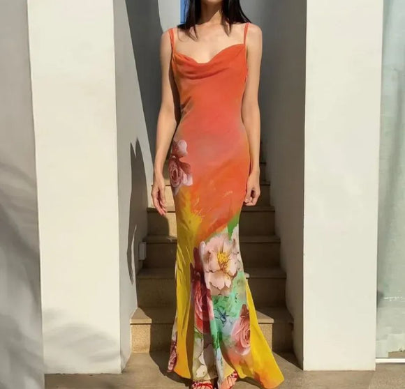 net ladies dress Light Peach Color Formals Dress In Net