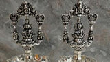 Manikarnika , Antique German silver washable special design Deepam with extra oil capacity -SN001LA