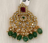 Sadagathi , elegant Gold Finish Pendant for women -SHAKI001PWA