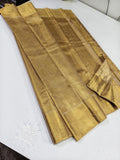 Samvrutha , Pure kanchipuram silk handwoven with 2 g pure jari bridal saree for Women -SACHI001GS