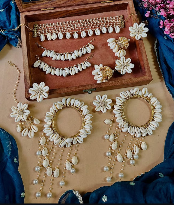 Jyotikaa , Haldi ceremony special Kodi jewellery combo for women -WAN001KJ