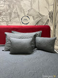 Grey Shade Herclux Premium Designer Quilted Bedcover Set -PREET001GR