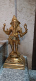 Big Size Standing Ganesha Statue in Brass - DEVI001SG