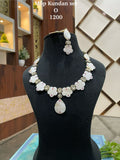 Sindoora , elegant Mother of Pearl Necklace Set for Women -JAYDU001MP
