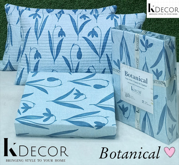 Botanical , Style with a touch of comfort Quilted Pillow Series By K Decor-PREET0001BH