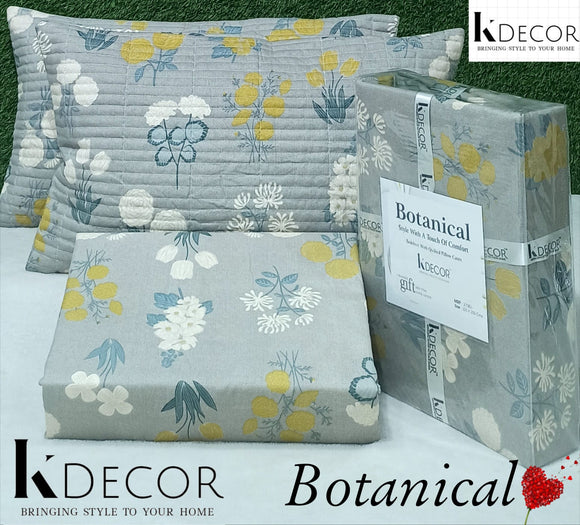 Botanical , Style with a touch of comfort Quilted Pillow Series By K Decor-PREET0001BF
