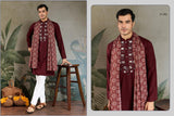 New Exclusive Festival Men's Wear Kurta with Dupatta and Pant Collection -ANUB001KPDB