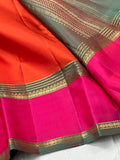 Valarmathy , Traditional  South Colors Combination Kanjeevaram Silk Saree for Women -SACHI001TSA