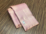 Madhavi , Pink Kanjeevaram Handloom Silk Saree with Pallu for Women -SACHI001PSS