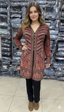 Winter Collection 2025 , Velvet shrug, woolen inner with woolen pants for women -WINTER001W