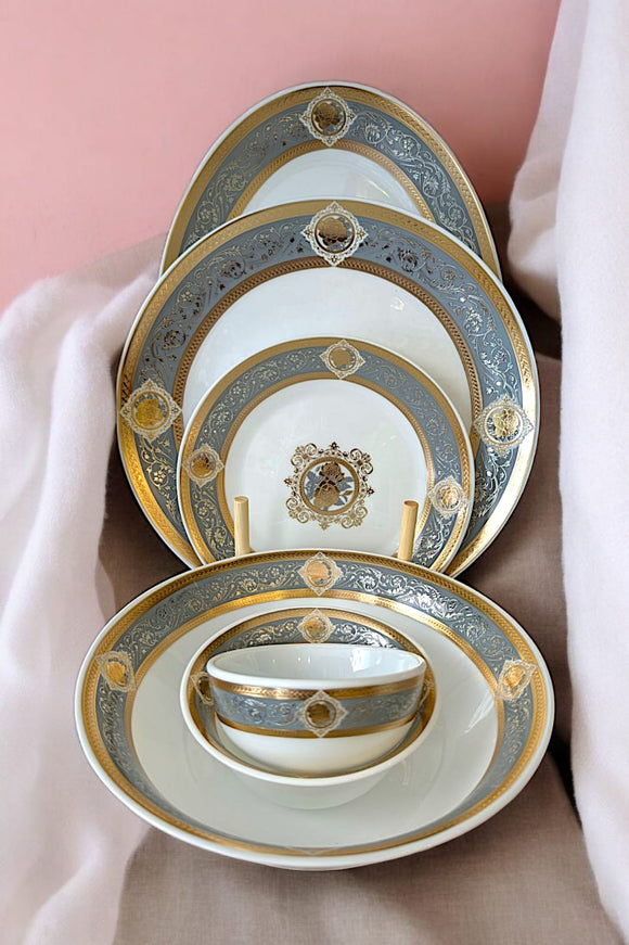 35 Pcs Elegant Dinner Set for Fine Dining-ANUB001DSA