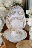 35 Pcs Elegant Dinner Set for Fine Dining-ANUB001DS