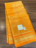 Sumangala , Pure Mysore Crepe Silk Saree with 100 Gsm Thickness with Beautiful Weaving and Rich Pallu with Blouse -SACHI001MSS