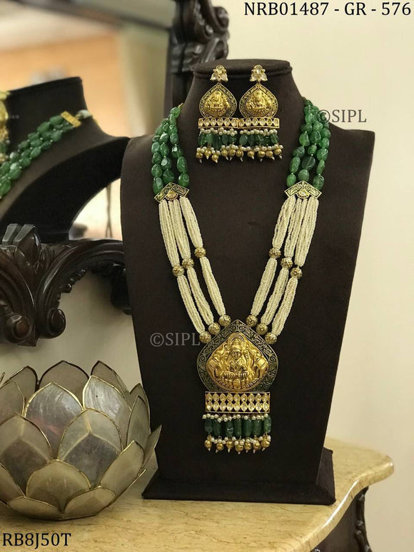 Mandira , elegant Bead Necklace Set for women -JAYDU001BNS