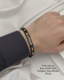 Aryavanshi , Designer Black Ceramic Bracelet for Men -MAHE001BM