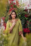 Green Premium Mal Cotton Salwar suit set with beautiful embroidery work -SOC001SSG