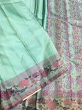 Anandika , elegant Pista Green shade Kanjivaram Silk Saree for women -SACHI001PG