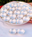 German Silver  Big size Bhog Thali set -LR001BT