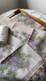 Violet Rose , Beautiful Woven Muga Suit Set with Jamdani Pattern - DEEP001MSB