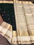 Matangi , Elegant Kanjivaram Silk Saree for women -SACHI001BW