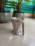 German Silver  Antique balti pichkari for gifting this Holi 2026-ANUB001BPH
