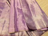 Sangamitra , Lilac Shade elegant Kanjivaram Silk Saree for Women -SACHI001KL