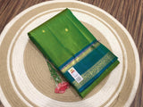 Meenakumari , Green shade elegant Kanjeevaram Silk Saree for women -SACHI001GS