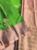 Subamathi , Green Shade  Kanjivaram Silk Saree for Women -SACHI001GR