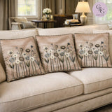 Set of 5  , Premium Quality Sparkle FOIL Printed Cushion Covers -MK001CCA