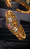 Sumangala , Antique Finish Minakari Openable Bangle / Kada  for women -LR001MKBB