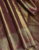 Manomohini , Pure Kanchipuram Handwoven 2 Gram Pure Zari Exclusive Bridal Wear Saree -SACHI001BW
