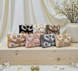 Combo of 7 , Floral Luxe Envelop Beautifully crafted Envelope style clutches  adorned with Floral embroidery bead work -AKSH001CCB
