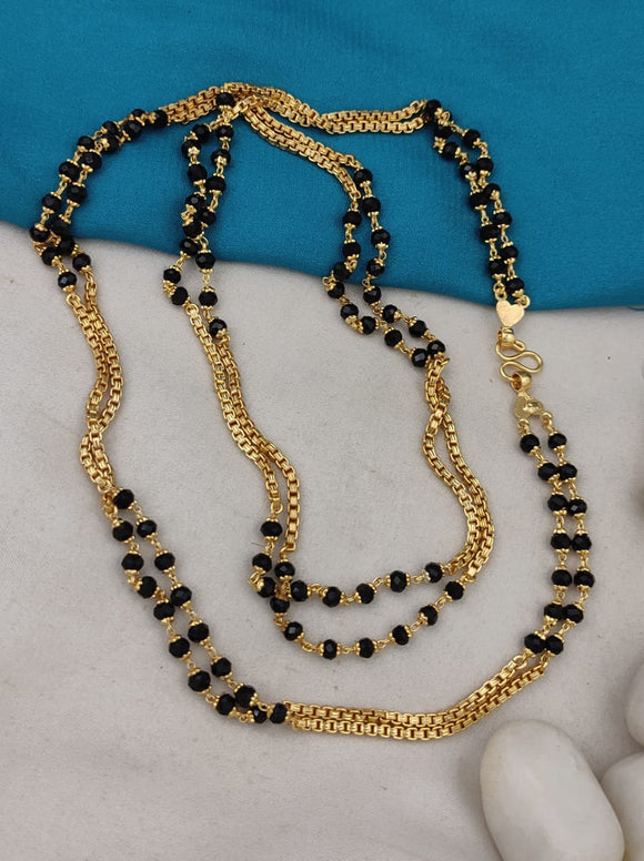 Sumitra, Micro gold plated 2 line chain -LR001MCD – www.soosi.co.in