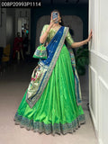 Beautiful Soft silk Paithani Lehenga Top and Duppatta with Potli Bag for women -DF3001LA
