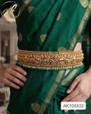 Mohanavalli , Antique Gold Finish Bridal Minakari Hip Belt for women -LUCK001HBA