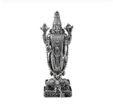 Lord Venkateshwara Statue in German Silver with Antique Finish -AKSH001LB