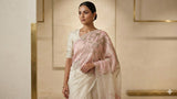 Penelope , Beautiful Designer Hand Embroidered Glass Organza Saree for women -DIA001HE