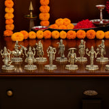 Miniature Size Brass Lord Vishnu's Dasavtar Idols -HH001DIS