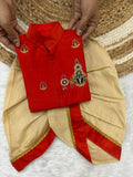 Traditional kurta  with dhoti for all age Boys -TREND001BK