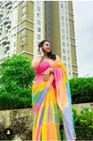 Vardhini , Beautiful Linen By Linen Saree for Women -SRI001LSB