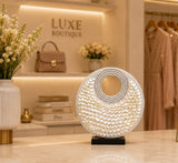 Hannah , Shell Sequins Moon Celebrity Clutch Bag for women -AKSH001CCB