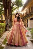 Pastel Pink Beautiful Lehenga with ethereal Dupatta For women -SSS001PL