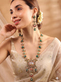 Shivangi , Victorian Style Designer Long Necklace Set for women -SONAM001LS