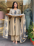 Morgan Silk Digital Print Kurti With Pant With Dupatta -SPARK001KS
