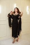 Qutee Fancy Kurtu Pant With Dupatta Set -JASHAN001FK