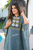 Designer Kaftan In Finest Muslin Fabric With Elegant Hand Work, Sheel And Tassel Work -DP001KPL