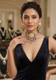 Wahada , Beautiful Premium Bead Choker Necklace Set for women -SIP001BCNA