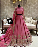 Krishna Boutique launching  Beautiful design Shimmer Gold Booti Lehenga Material -SPAR001LD