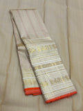Jayabarathi , Pure Kanchipuram Silk Hand Woven 2G Pure Zari Tissue hand weaving butta rich pallu with blouse -SACH001GTS