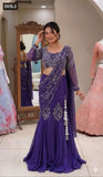 New Super Embroidery sequins work Fully stitched Fancy Lehenga choli - GARI001LC